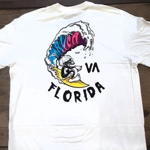 RVCA "ANP FLORIDA" XL T-SHIRT LIMITED